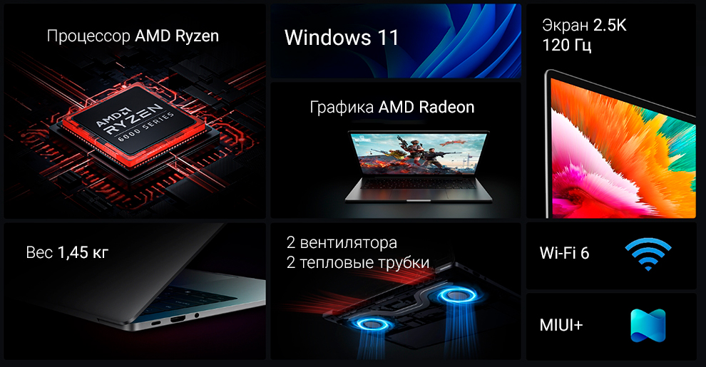 Ноутбук Xiaomi RedmiBook Pro 14" 2022